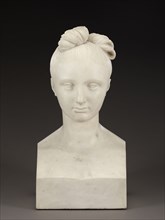 Bust of Mary Robinson; Pierre-Jean David d'Angers, French, 1788 - 1856, 1824; Marble; 46.4 cm, 18 1,4 in