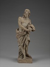 Saint Bartholomew; possibly Belgian; 18th century; Terracotta; 57.2 × 21 × 17.8 cm, 22 1,2 × 8 1,4 × 7 in