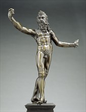 Neptune; Attributed to Benedikt Wurzelbauer, German, 1548 - 1620, about 1600; Bronze; 62.2 cm, 24 1,2 in