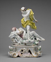 Mercury and Argus; Produced in the Doccia Porcelain Factory, Italian, about 1735 - 1896, After models by Giovanni Battista