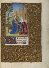 The Visitation; Associate of Georges Trubert, French, active Provence, France 1469 - 1508, Provence, France; about 1480 - 1490