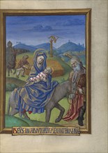The Flight into Egypt; Georges Trubert, French, active Provence, France 1469 - 1508, Provence, France; about 1480 - 1490