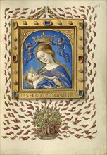 Madonna of the Burning Bush; Georges Trubert, French, active Provence, France 1469 - 1508, Provence, France; about 1480–1490
