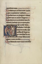 Initial C: Noli me tangere; Bute Master, Franco-Flemish, active about 1260 - 1290, Paris, written, France; illumination