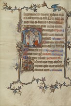 Initial D: The Deposition; Atelier of the Passion Master; Paris, written, France; illumination about 1270 - 1280