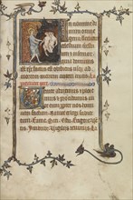 The Descent into Limbo; Atelier of the Passion Master; Northeastern, illuminated, France; illumination about 1270 - 1280