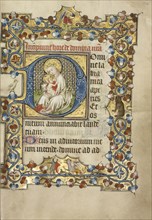 Initial D: The Virgin and Child; Masters of Dirc van Delf, Dutch, active about 1400 - about 1410, Utrecht, probably