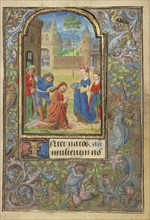 The Beheading of Saint John the Baptist; Lieven van Lathem, Flemish, about 1430 - 1493, Ghent, written, Belgium; 1469; Tempera