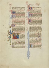 Initial L: Saint Anastasia; Master of the Brussels Initials, Italian, active about 1389 - 1410, Bologna, Emilia-Romagna, Italy