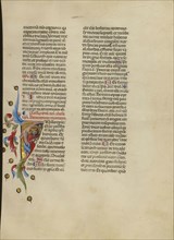 Initial I: Saint Mark; Master of the Brussels Initials, Italian, active about 1389 - 1410, Bologna, Emilia-Romagna, Italy