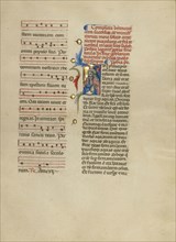 Initial I: A Prophet Holding a Scroll; Master of the Brussels Initials, Italian, active about 1389 - 1410, Bologna