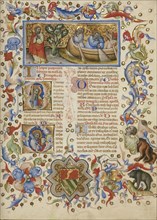 The Calling of Saints Peter and Andrew; Initial D: Saint Andrew; Initial Q: Saint Peter; Master of the Brussels Initials