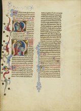 Initial M: Saint Peter; Initial M: Saint Andrew; Master of the Brussels Initials, Italian, active about 1389 - 1410, Bologna