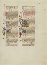 Initial S: Saint Urban; Master of the Brussels Initials, Italian, active about 1389 - 1410, Bologna, Emilia-Romagna, Italy
