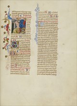 Initial J: The Beheading of Saint John the Baptist; Master of the Brussels Initials, Italian, active about 1389 - 1410, Bologna