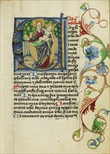 Initial C: The Virgin of the Immaculate Conception; Workshop of Valentine Noh, Bohemian, active 1470s, Prague, Bohemia, Czech