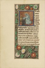 Initial I: Saint Mark; Master of the Dresden Prayer Book or workshop, Flemish, active about 1480 - 1515, Bruges, Belgium