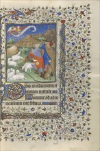 The Annunciation to the Shepherds; Boucicaut Master and Workshop, French, active about 1390 - 1430, Paris, France; about 1415