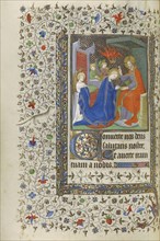 The Coronation of the Virgin; Boucicaut Master and Workshop, French, active about 1390 - 1430, Paris, France; about 1415 - 1420