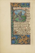 Initial S: The Stigmatization of Saint Francis; Master of the Dresden Prayer Book or workshop, Flemish, active about 1480 - 1515
