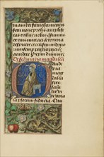 Initial G: Mary Magdalene; Master of the Dresden Prayer Book or workshop, Flemish, active about 1480 - 1515, Bruges, Belgium