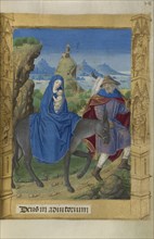 The Flight into Egypt; Master of Guillaume Lambert, French, active about 1475 - 1485, Lyon, France; 1478