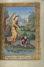 Tobias and the Angel; Master of Guillaume Lambert, French, active about 1475 - 1485, Lyon, France; 1478