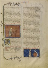 The Creation of the World; The Creation of the Heavens; Master of Jean de Mandeville, French, active 1350 - 1370, Paris, France