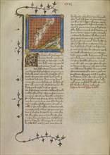 Jacob's Dream; Master of Jean de Mandeville, French, active 1350 - 1370, Paris, France; about 1360 - 1370; Tempera colors, gold