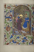 Christ before Pilate; Master of the Lee Hours, Flemish, active about 1450 - 1470, Ghent, probably, Belgium; about 1450 - 1455