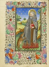 Saint Anthony Abbot; Master of Sir John Fastolf, French, active before about 1420 - about 1450, France; about 1430 - 1440