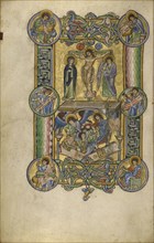 New Testament; Sicily, probably, Italy; late 12th century; Tempera colors, gold leaf, and ink on parchment bound between