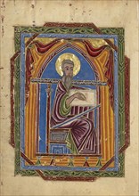 Saint Matthew; Mesrop of Khizan, Armenian, active 1605 - 1651, Isfahan, Persia; 1615; Tempera colors, gold paint, and gold leaf