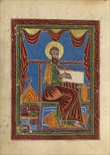 Saint Mark; Mesrop of Khizan, Armenian, active 1605 - 1651, Isfahan, Persia; 1615; Tempera colors, gold paint, and gold leaf