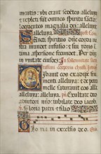 Initial C: The Resurrected Christ; Fra Vincentius a Fundis, Italian, active about 1560s, Nola, Campania, Italy; 1567; Tempera