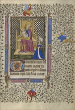 A Noblewoman in Prayer before the Virgin and Child; Follower of the Egerton Master, French , Netherlandish, active about 1405