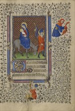 The Flight into Egypt; Follower of the Egerton Master, French , Netherlandish, active about 1405 - 1420, Paris, France
