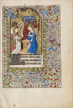 The Annunciation; Workshop of the Bedford Master, French, active first half of 15th century, Paris, France; about 1440 - 1450