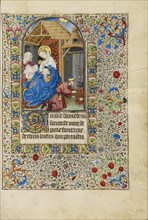 The Holy Family; Workshop of the Bedford Master, French, active first half of 15th century, Paris, France; about 1440 - 1450