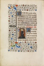 Saint Benedict with a Staff and a Book; Workshop of the Bedford Master, French, active first half of 15th century, Paris