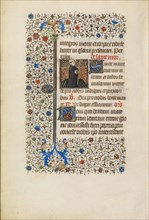 Abbot Maurus with a Staff and a Book; Workshop of the Bedford Master, French, active first half of 15th century, Paris, France