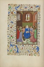 Pentecost; Master of Wauquelin's Alexander or workshop, Flemish, active about 1440 - 1460, Ghent, bound, Belgium; 1450s