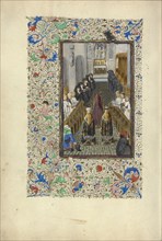 Office of the Dead; Master of the Llangattock Hours, Flemish, active about 1450 - 1460, Ghent, bound, Belgium; 1450s; Tempera