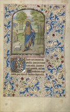 Saint John the Baptist; Willem Vrelant, Flemish, died 1481, active 1454 - 1481, Bruges, Belgium; early 1460s; Tempera colors