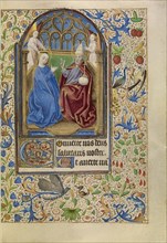 The Coronation of the Virgin; Master of Jacques of Luxembourg, French, active about 1460 - 1470, Northern France, France