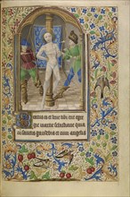 The Martyrdom of Saint Sebastian; Master of Jacques of Luxembourg, French, active about 1460 - 1470, Northern France, France