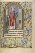 Saint Lawrence with a Book and a Gridiron; Master of Jacques of Luxembourg, French, active about 1460 - 1470, Northern France