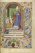 Saint Nicholas Rescuing Three Youths from a Tub; Master of Jacques of Luxembourg, French, active about 1460 - 1470, Flanders