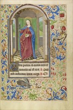 Saint Apollonia with a Book and Tongs; Master of Jacques of Luxembourg, French, active about 1460 - 1470, Flanders, or