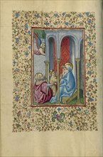 The First Steps of Jesus; Naples, Campania, Italy; about 1460; Tempera colors, gold, and ink on parchment; Leaf: 17.1 x 12.1 cm